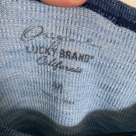 Lucky brand long sleeve blue - Picture 2 of 3